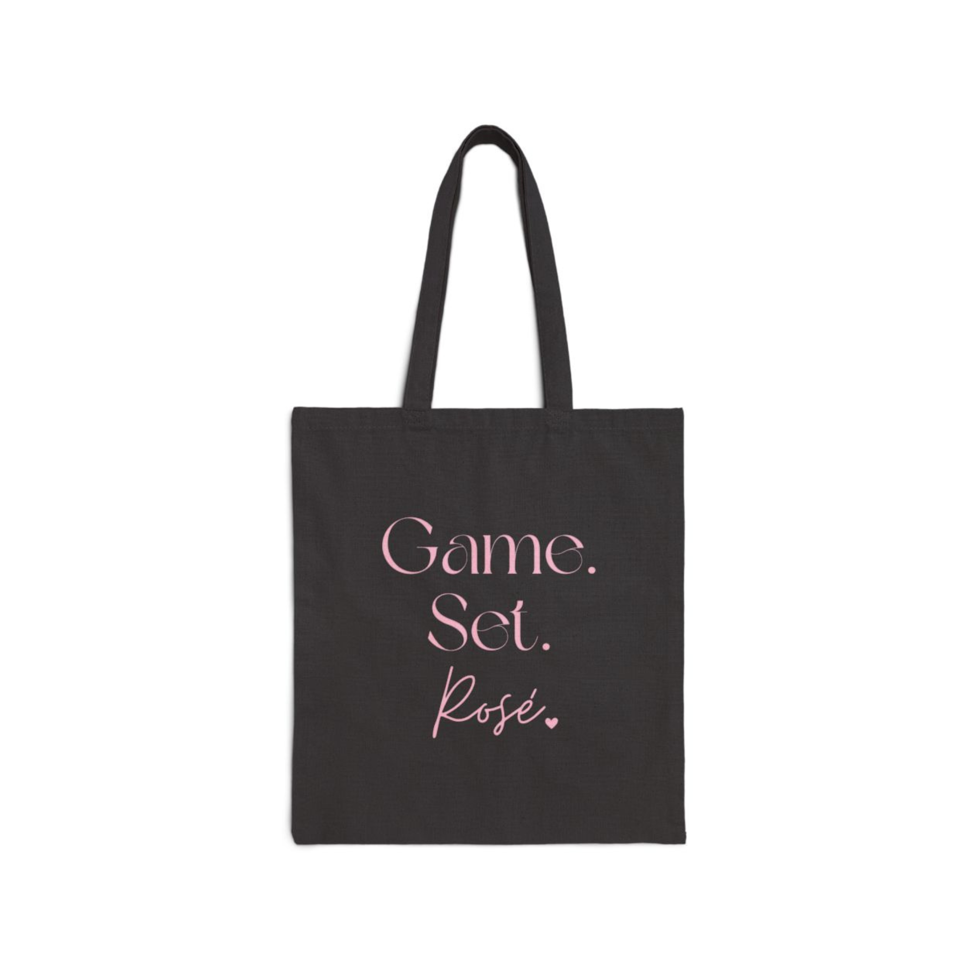 Game. Set. Rosé. Tote – Chic Canvas Bag