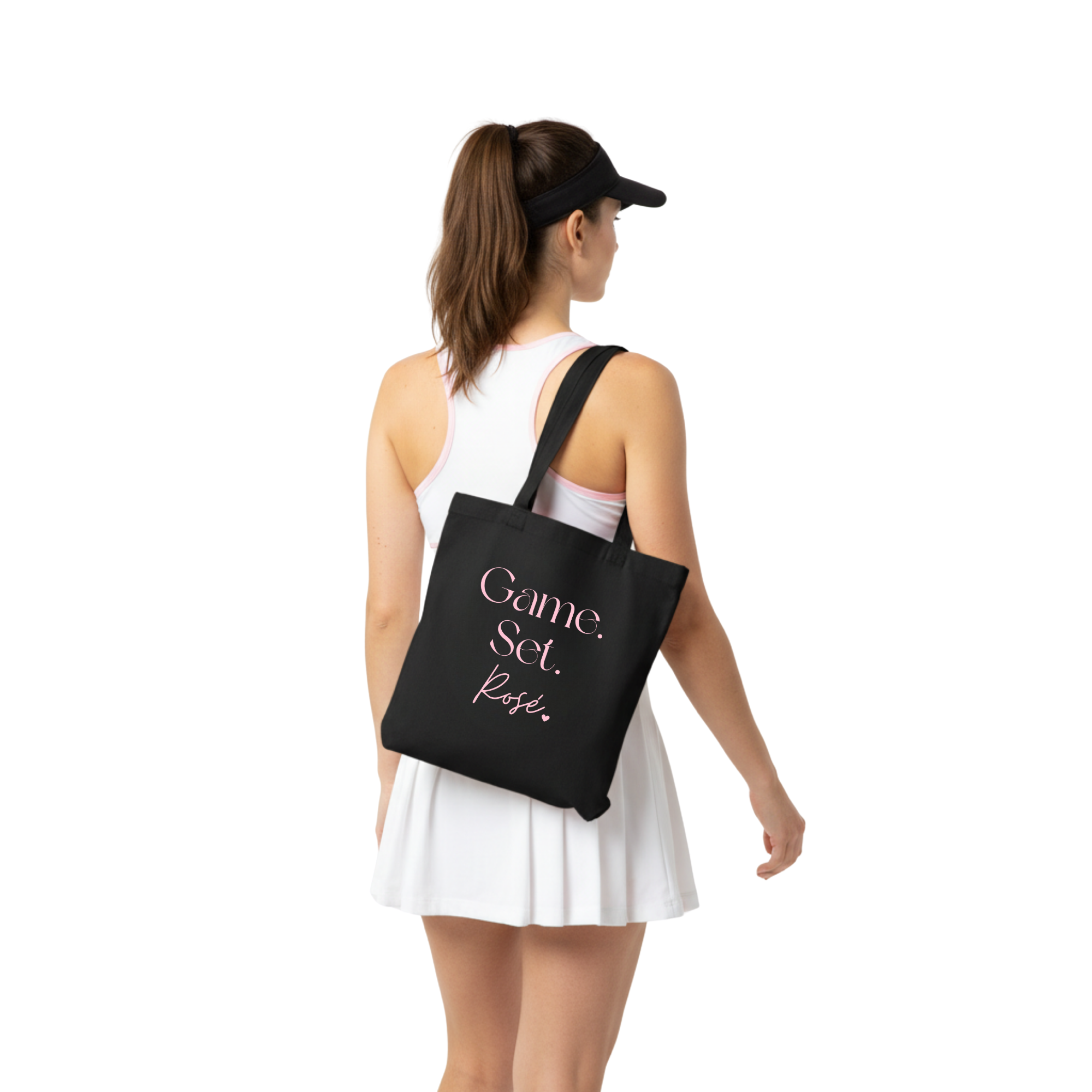 Game. Set. Rosé. Tote – Chic Canvas Bag