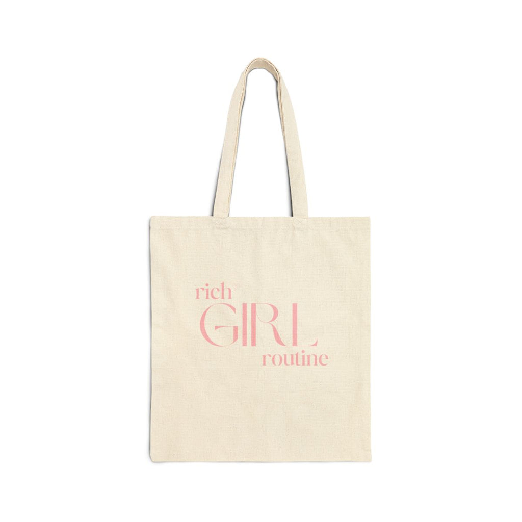 Rich Girl Routine Tote – Canvas Everyday Bag