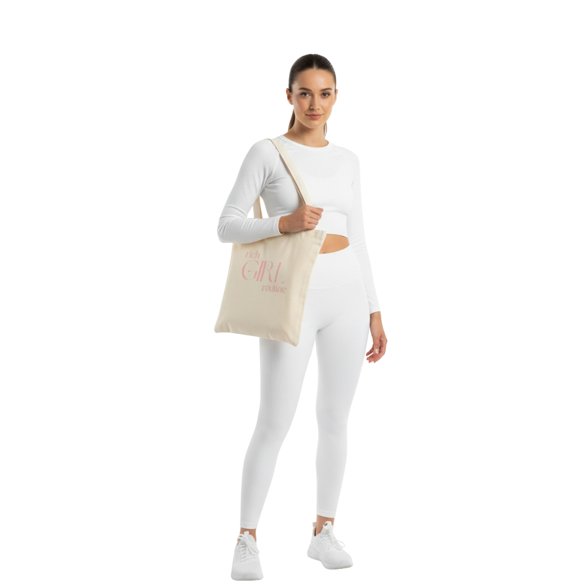 Rich Girl Routine Tote – Canvas Everyday Bag