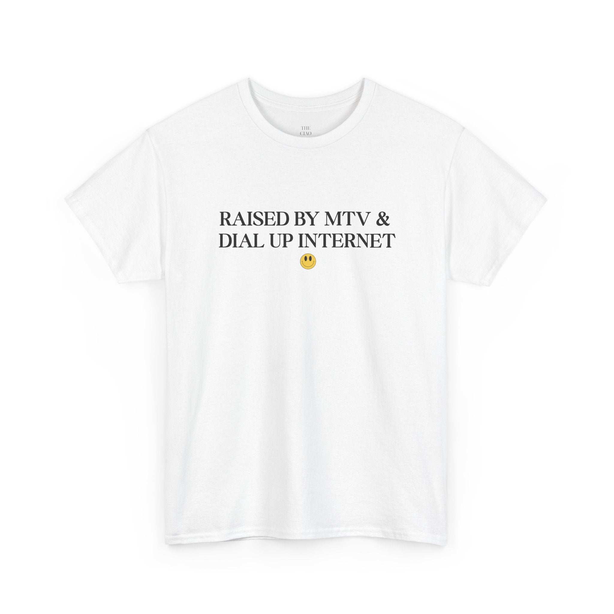 Raised by MTV & Dial-Up Tee – Cotton Shirt