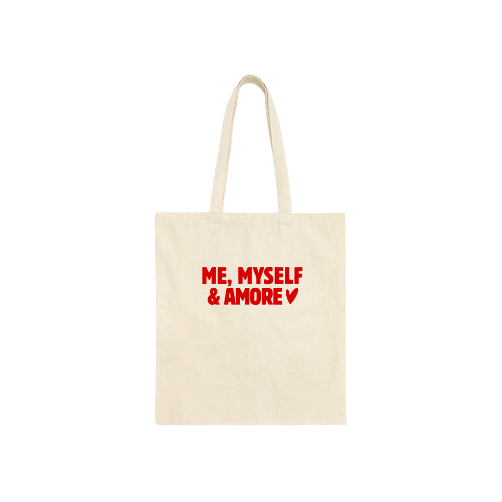 Me, Myself & Amore Tote – Canvas Bag