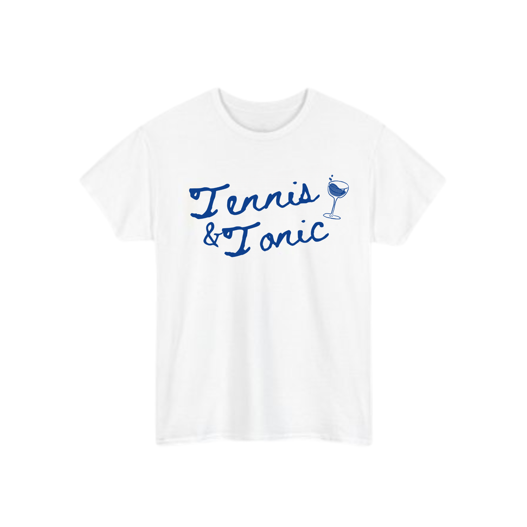 Tennis & Tonic Graphic Tee | Sporty Chic Country Club Shirt