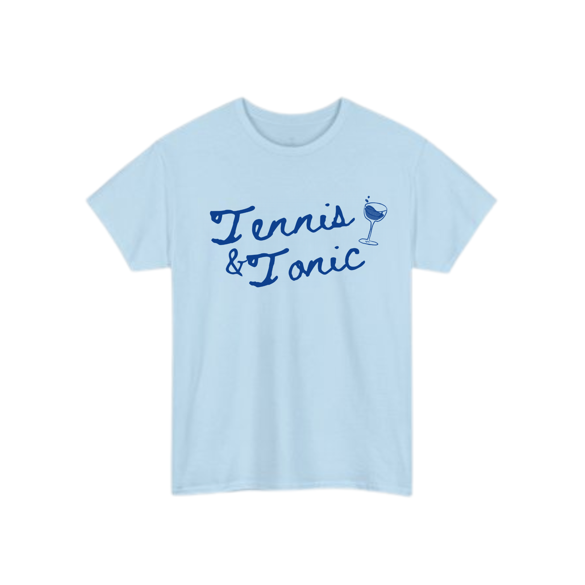 Tennis & Tonic Graphic Tee | Sporty Chic Country Club Shirt